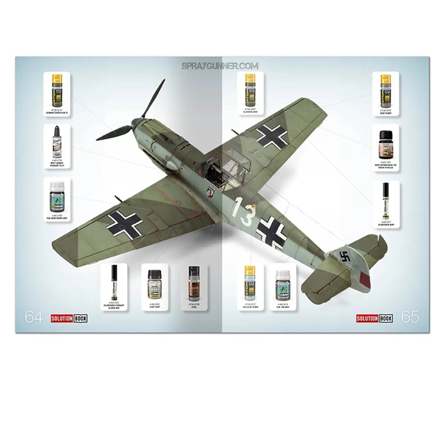 AMMO by MIG SOLUTION BOOK 25 - How to Paint Early WWII Luftwaffe Aircraft (Multilingual Book) - SprayGunner