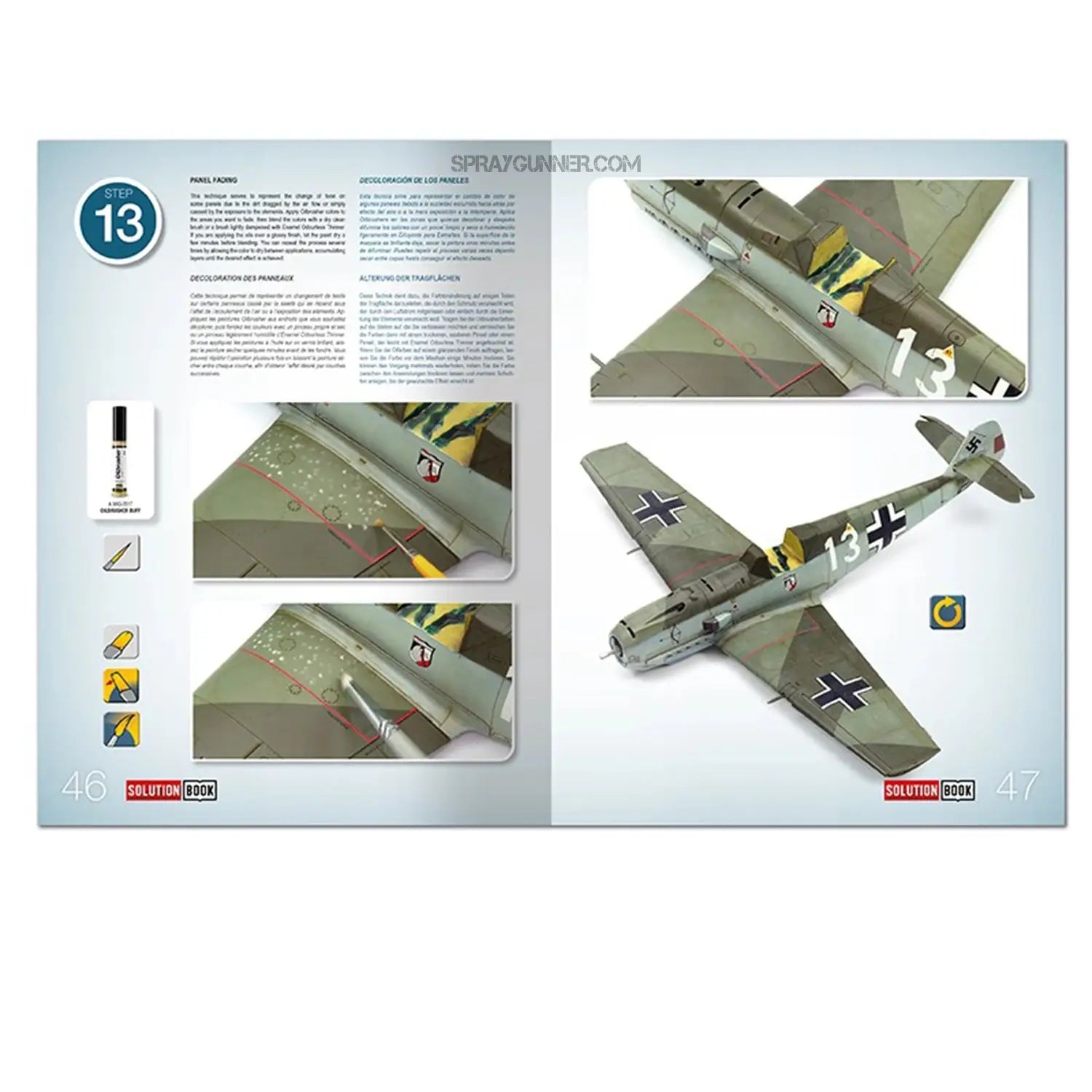 AMMO by MIG SOLUTION BOOK 25 - How to Paint Early WWII Luftwaffe Aircraft (Multilingual Book) - SprayGunner