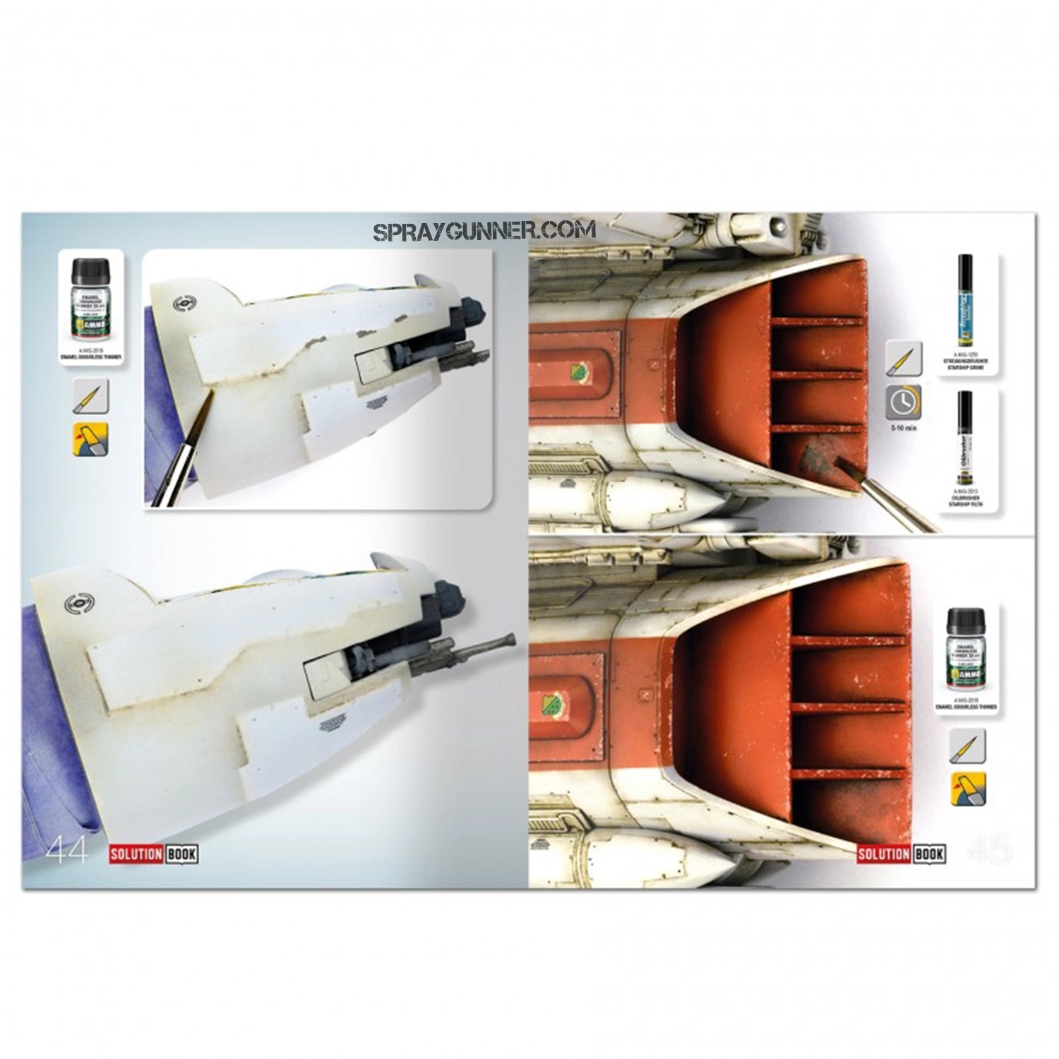 A Manual for Painting Rebel Galactic Starships (MIG Solution Book 28). For fans of scale models, a thorough guide that offers expert techniques, detailed instructions, and intricate weathering effects.