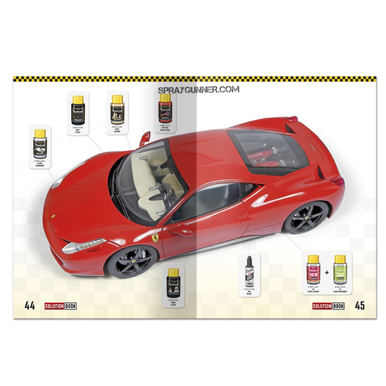 AMMO by MIG SOLUTION BOOK 24: How to Paint and Lacquer Scale Cars go through the process of polishing model car bodies using sanding equipment.