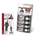 AMMO by MIG Acrylic Sets - PANZER CREW SET - SprayGunner