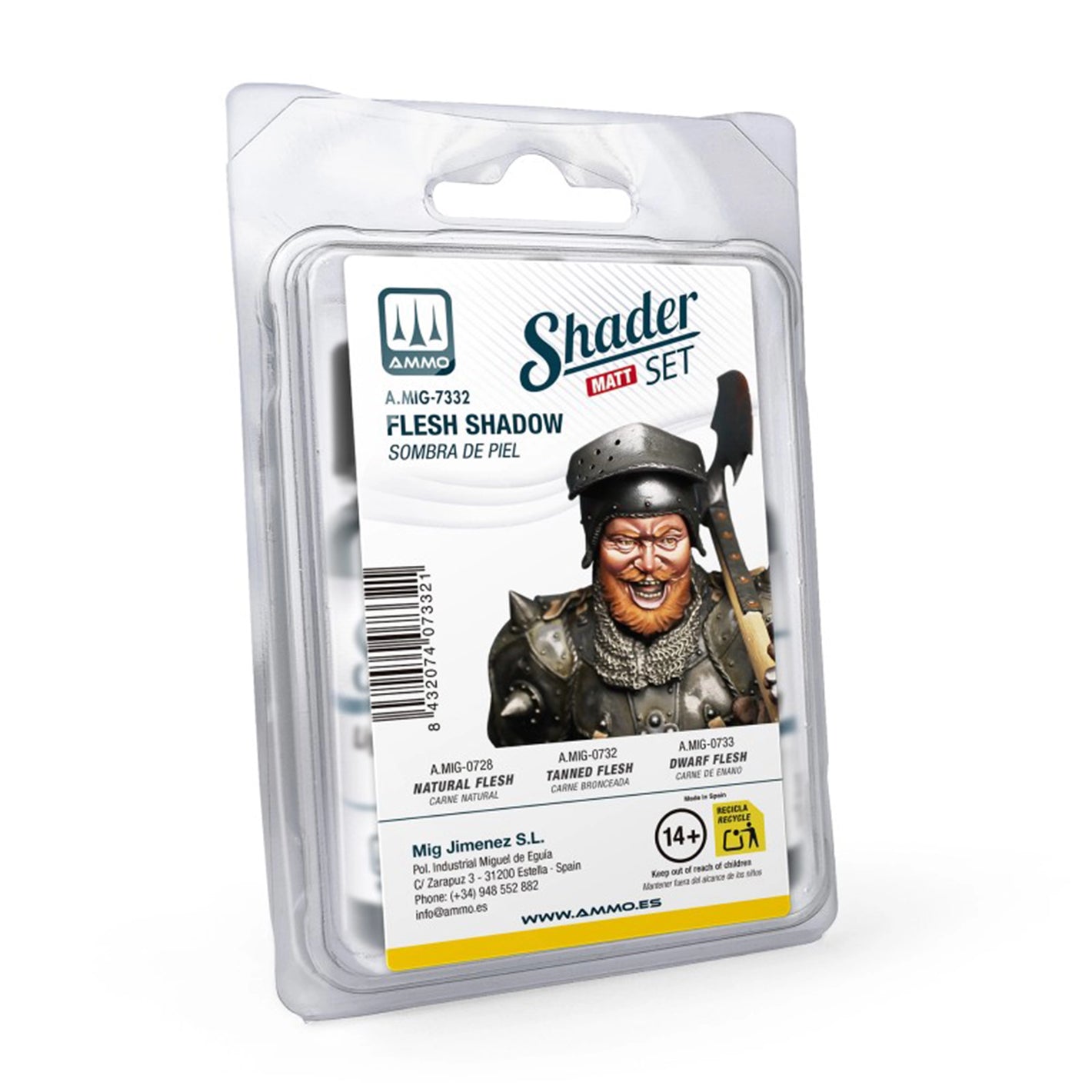 AMMO by MIG MATT SHADER Set Flesh Shadow