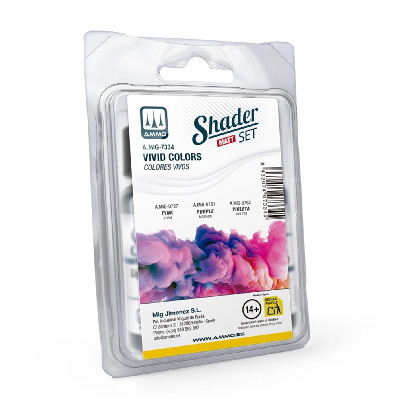 AMMO by MIG MATT SHADER Set Vivid Tones