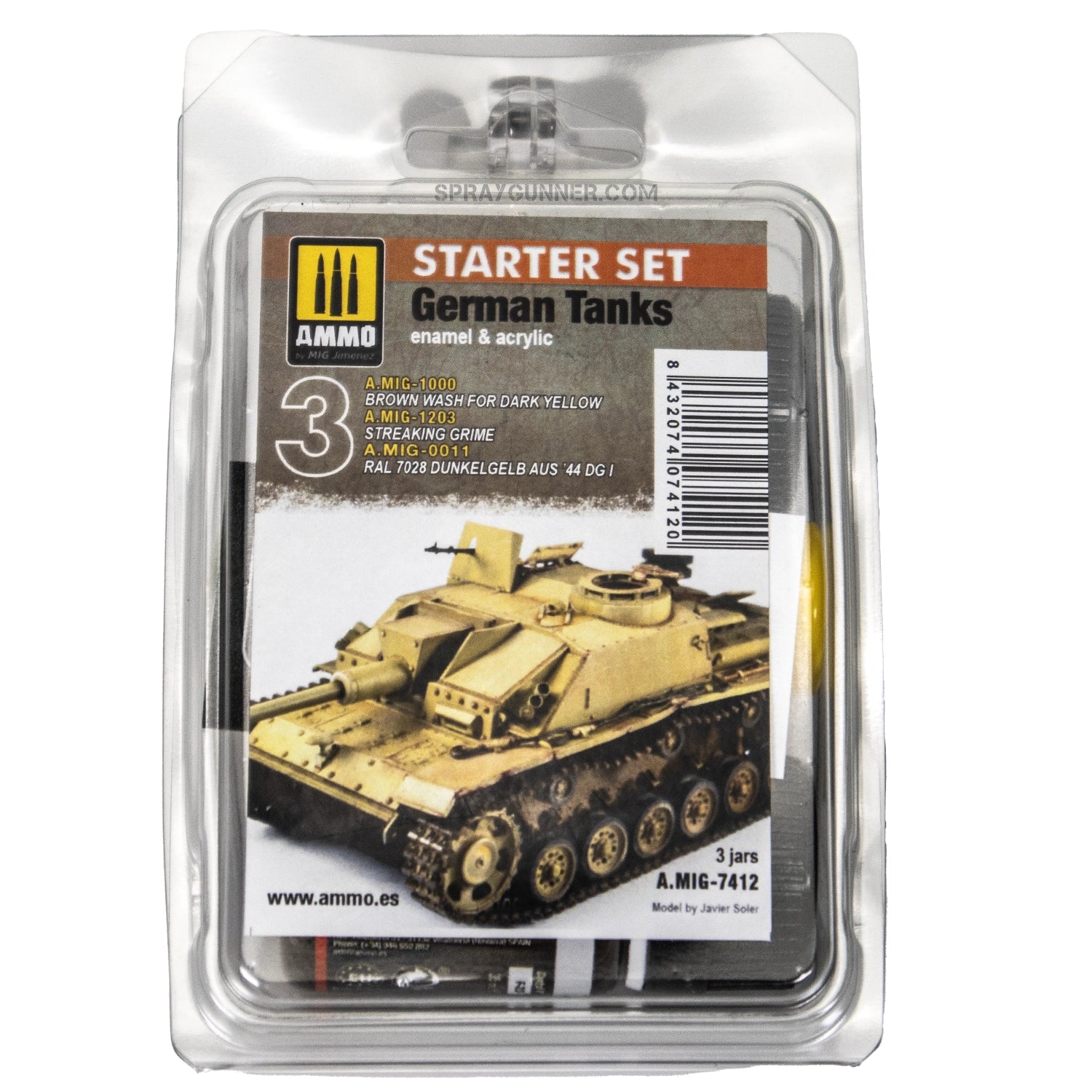 AMMO by MIG Weathering Starter Sets German Tanks Starter Set with ATOM - SprayGunner