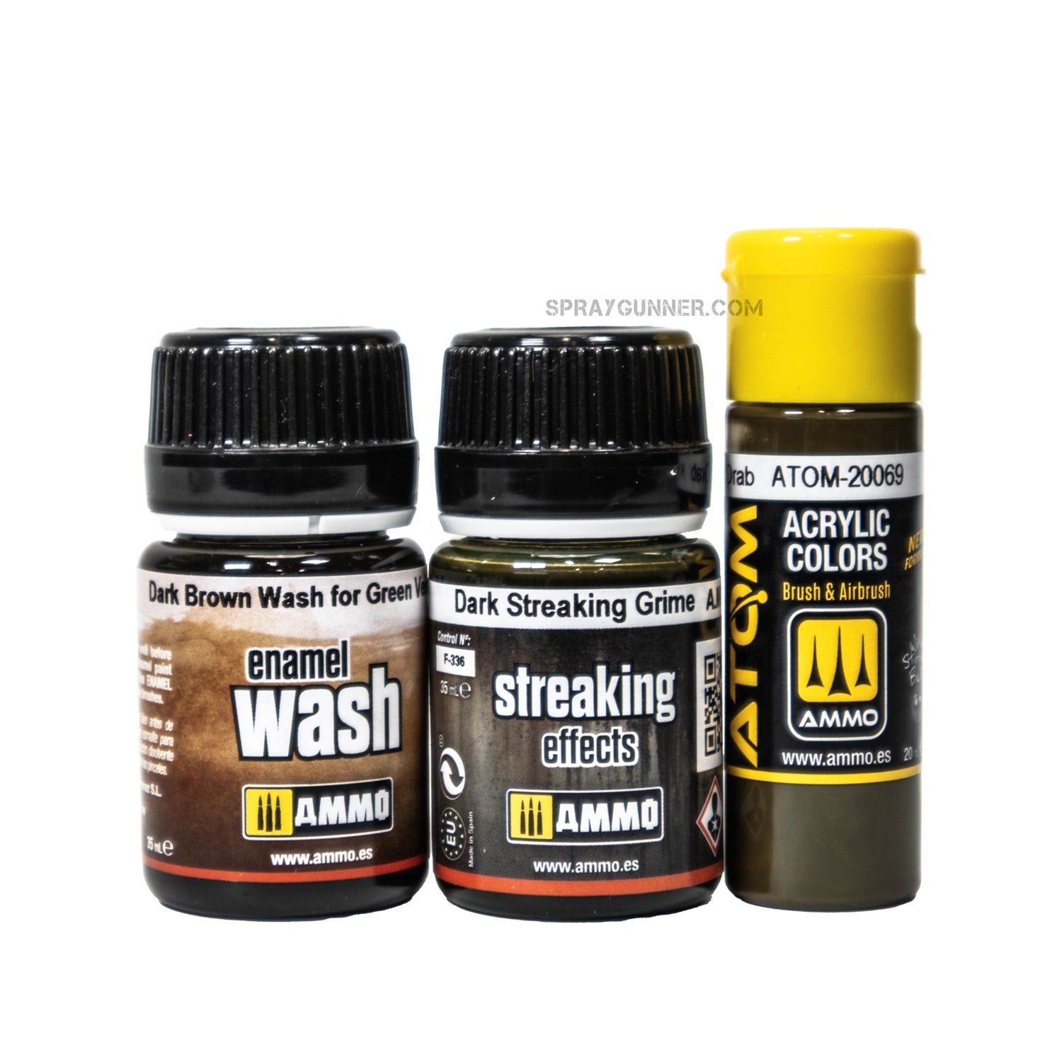 AMMO by MIG 7413 Weathering Starter Sets US Green Vehicles NEW with ATOM - SprayGunner