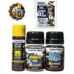 AMMO by MIG Chipping Set for Mechas with ATOM paint - SprayGunner