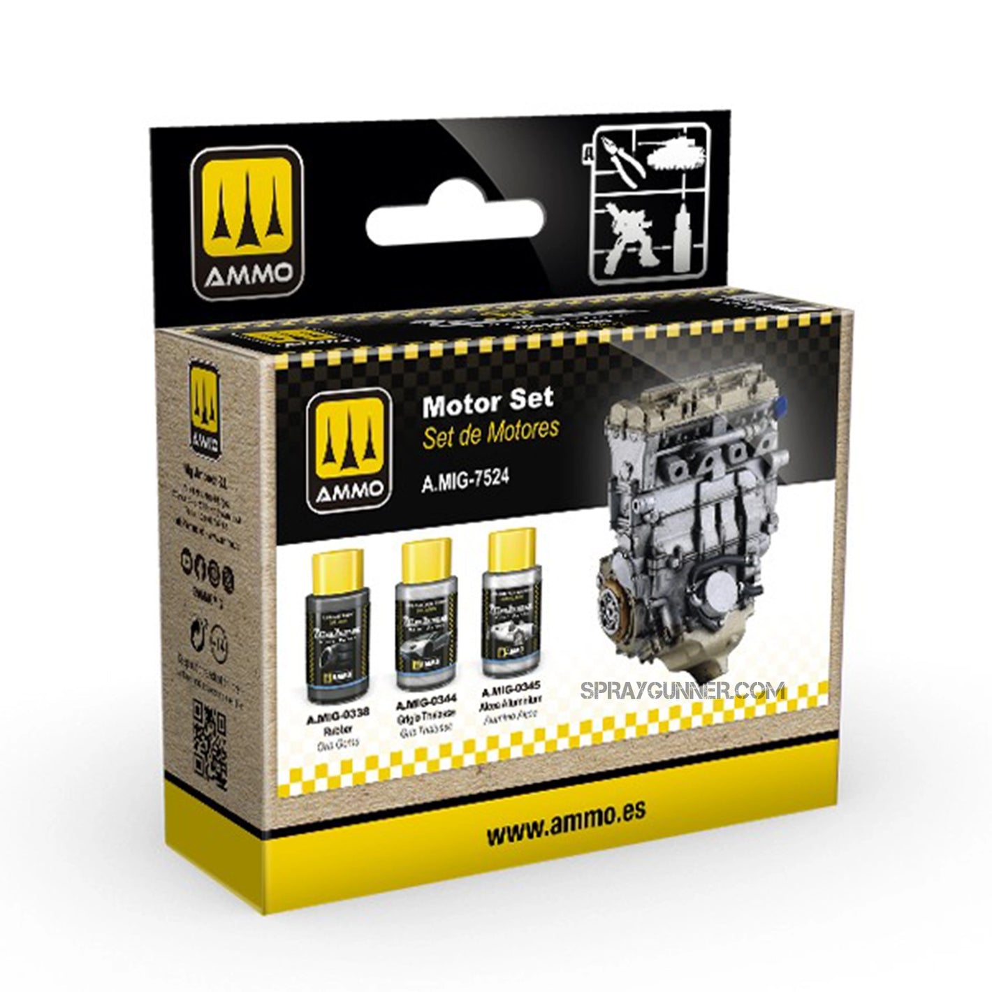 Cobra Motor Paints by AMMO: Cobra Motor engine colors Set - SprayGunner