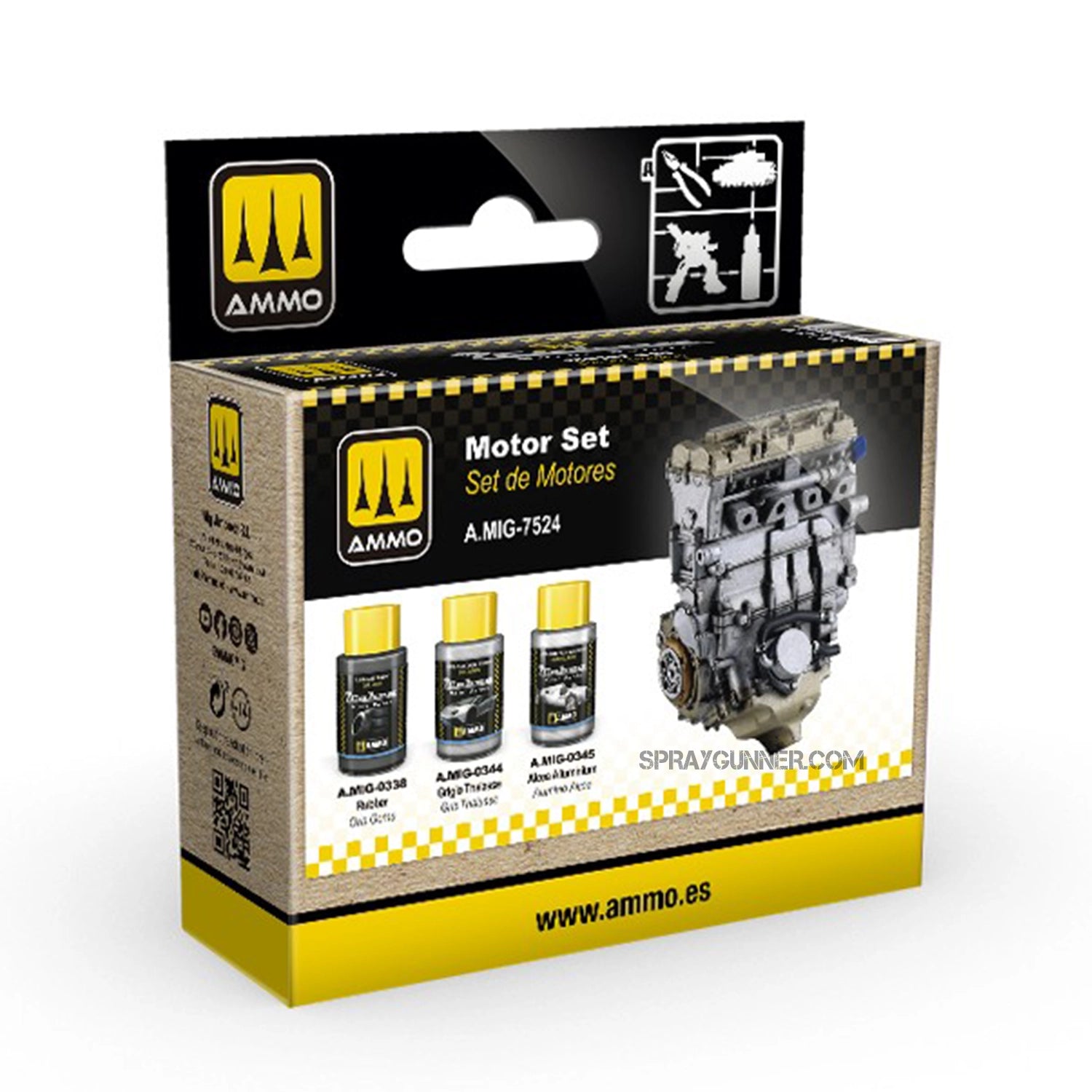 Cobra Motor Paints by AMMO: Cobra Motor engine colors Set - SprayGunner