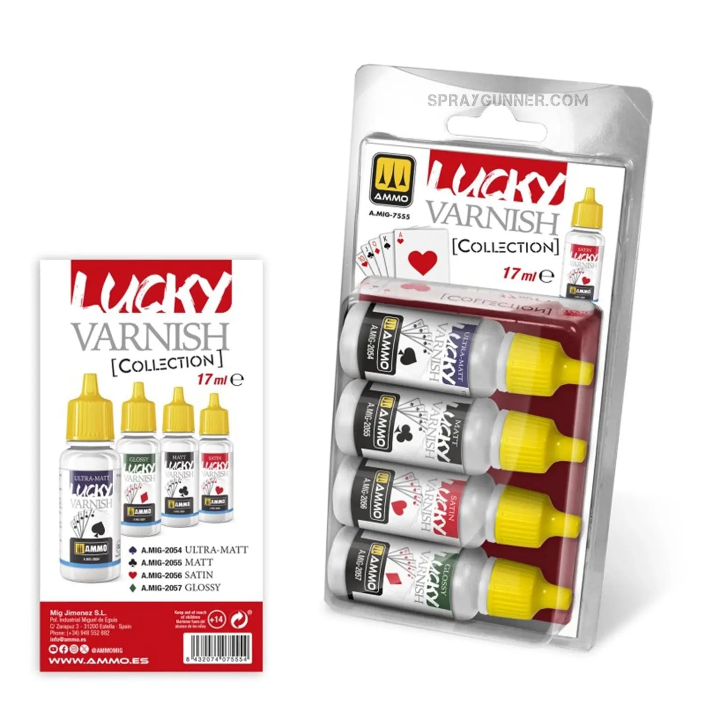 AMMO by MIG Collections: Lucky Varnish Set (17ml)