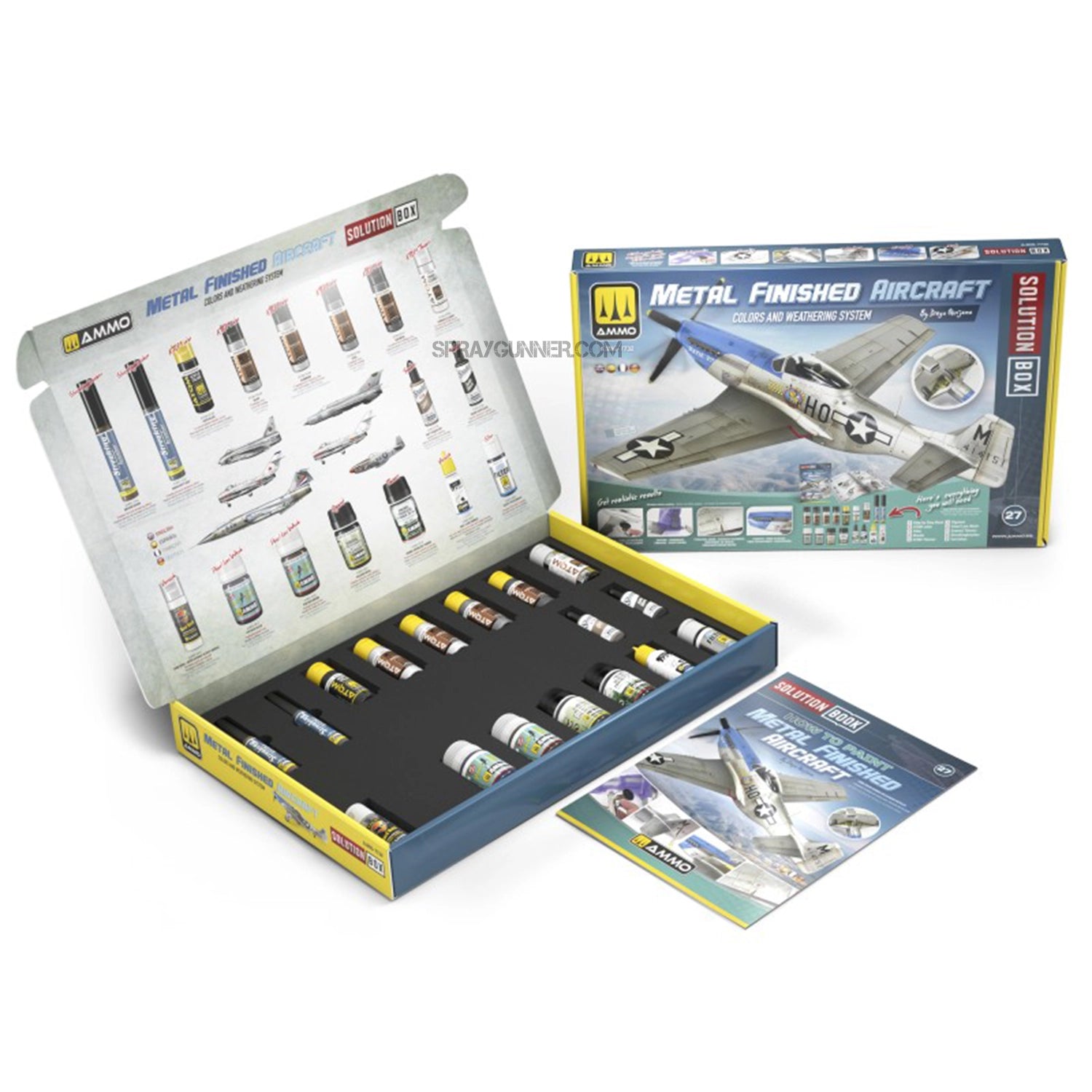 Ammo By Mig SOLUTION BOX 27 – How to Paint Metal Finished Aircraft - SprayGunner