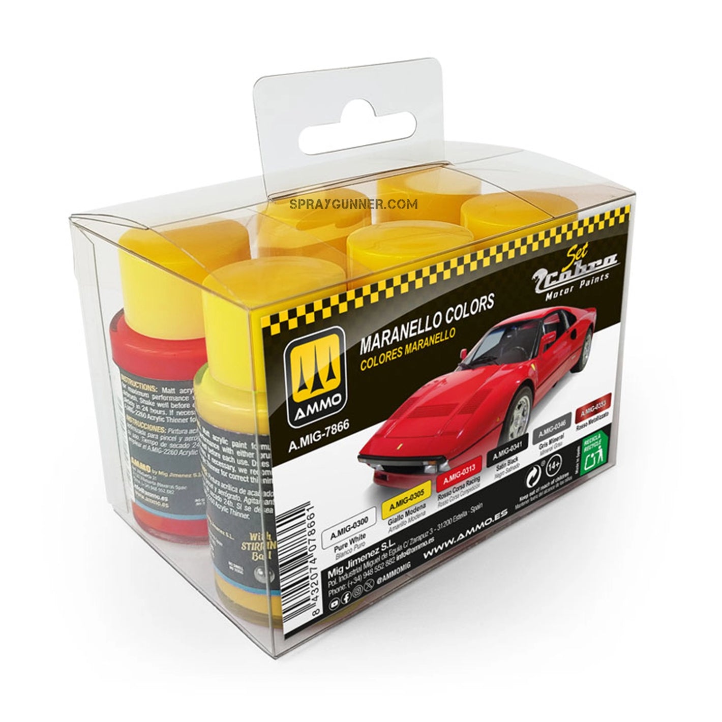 AMMO by MIG Cobra Motor Maranello Colors Set (6 ct)