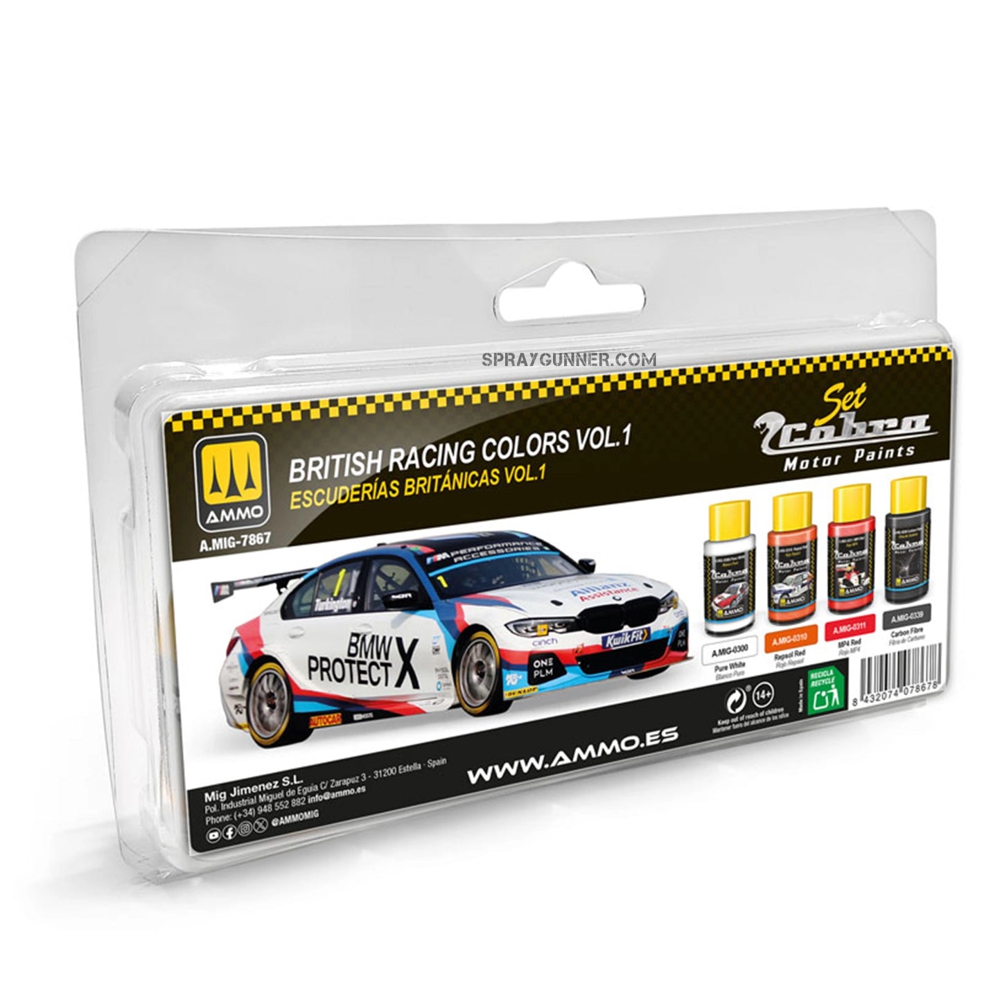 AMMO by MIG Cobra Motor British Racing Colors Vol.1 Set (4 ct)