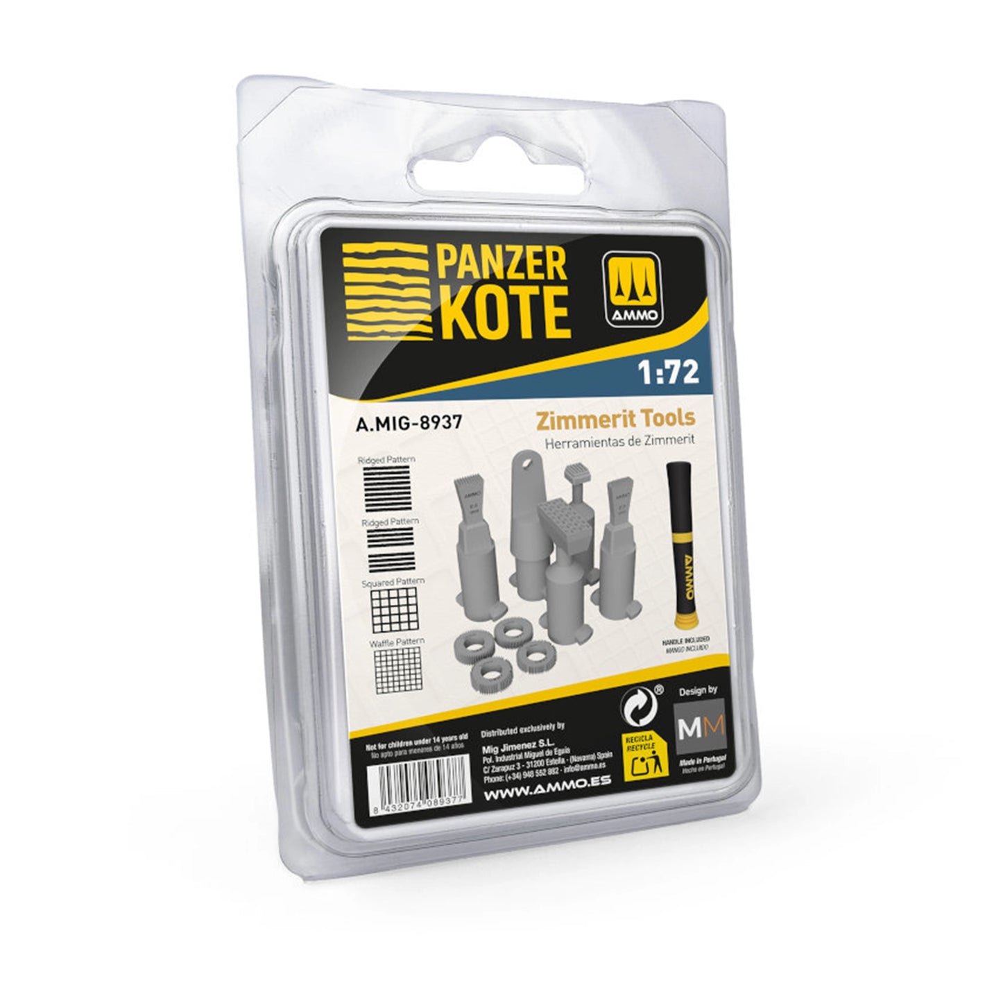 AMMO by MIG PANZER KOTE Zimmerit Tools 1:72