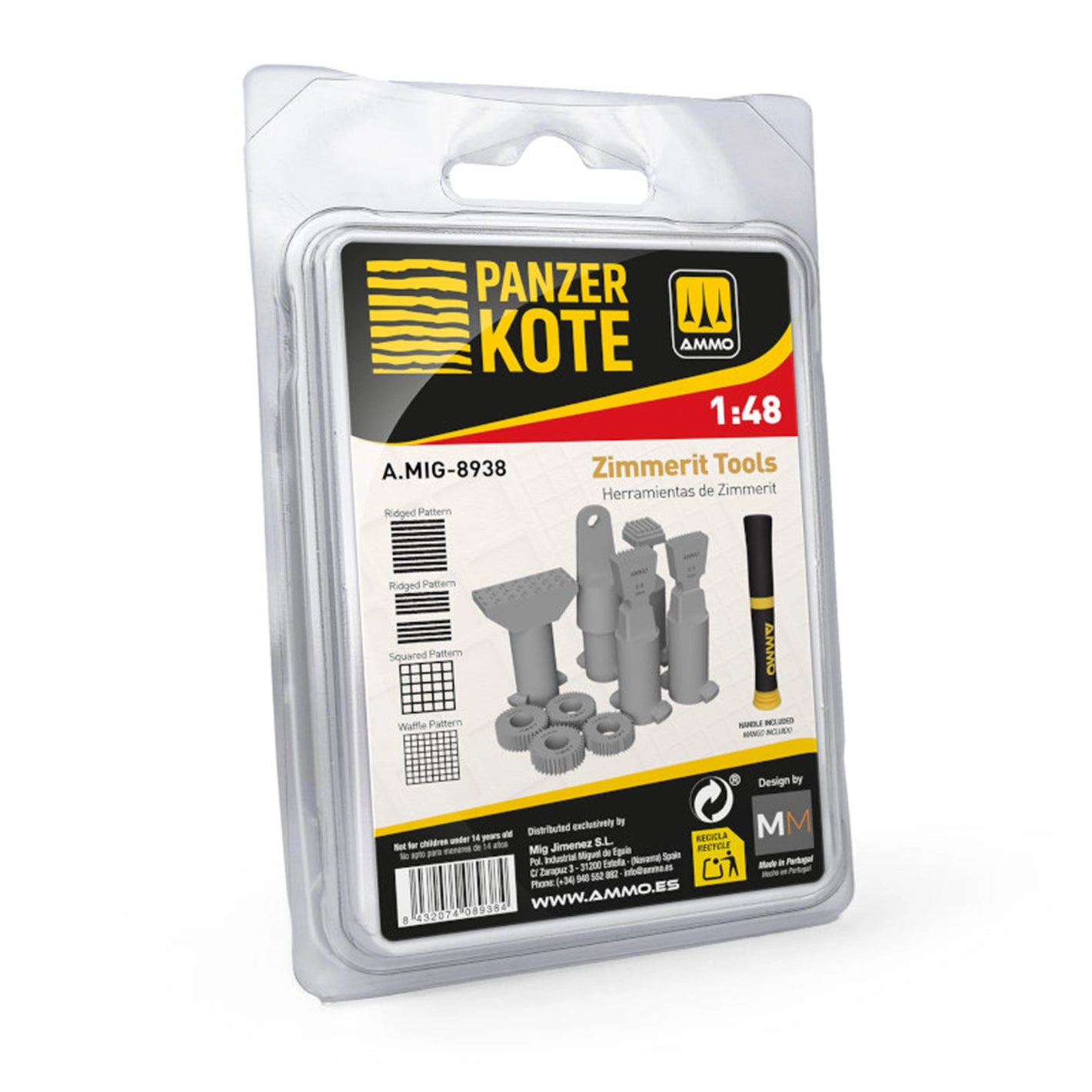 AMMO by MIG PANZER KOTE Zimmerit Tools 1:48