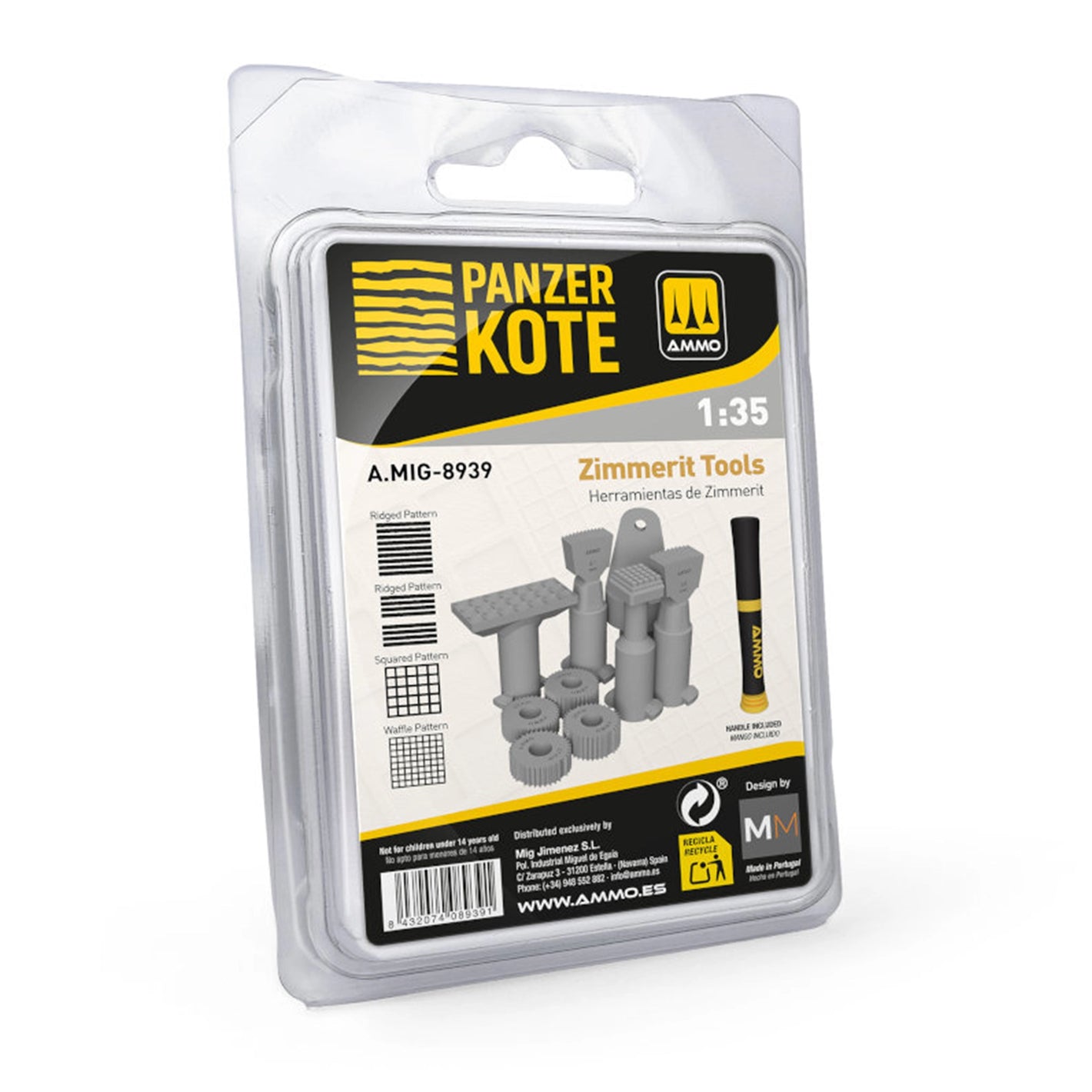 AMMO by MIG PANZER KOTE Zimmerit Tools 1:35