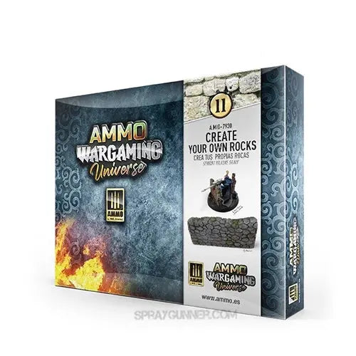 AMMO WARGAMING UNIVERSE 11 – Create your own Rocks (AMIG7930) AMMO WARGAMING UNIVERSE 11 – Create your own Rocks (AMIG7930)