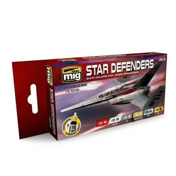 AMMO by MIG Acrylic Sets - STAR DEFENDERS SCI-FI COLORS - SprayGunner