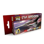 AMMO by MIG Acrylic Sets - STAR DEFENDERS SCI-FI COLORS - SprayGunner