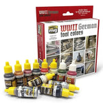 AMMO by MIG Acrylic Sets - WWII GERMAN TOOL COLORS - SprayGunner
