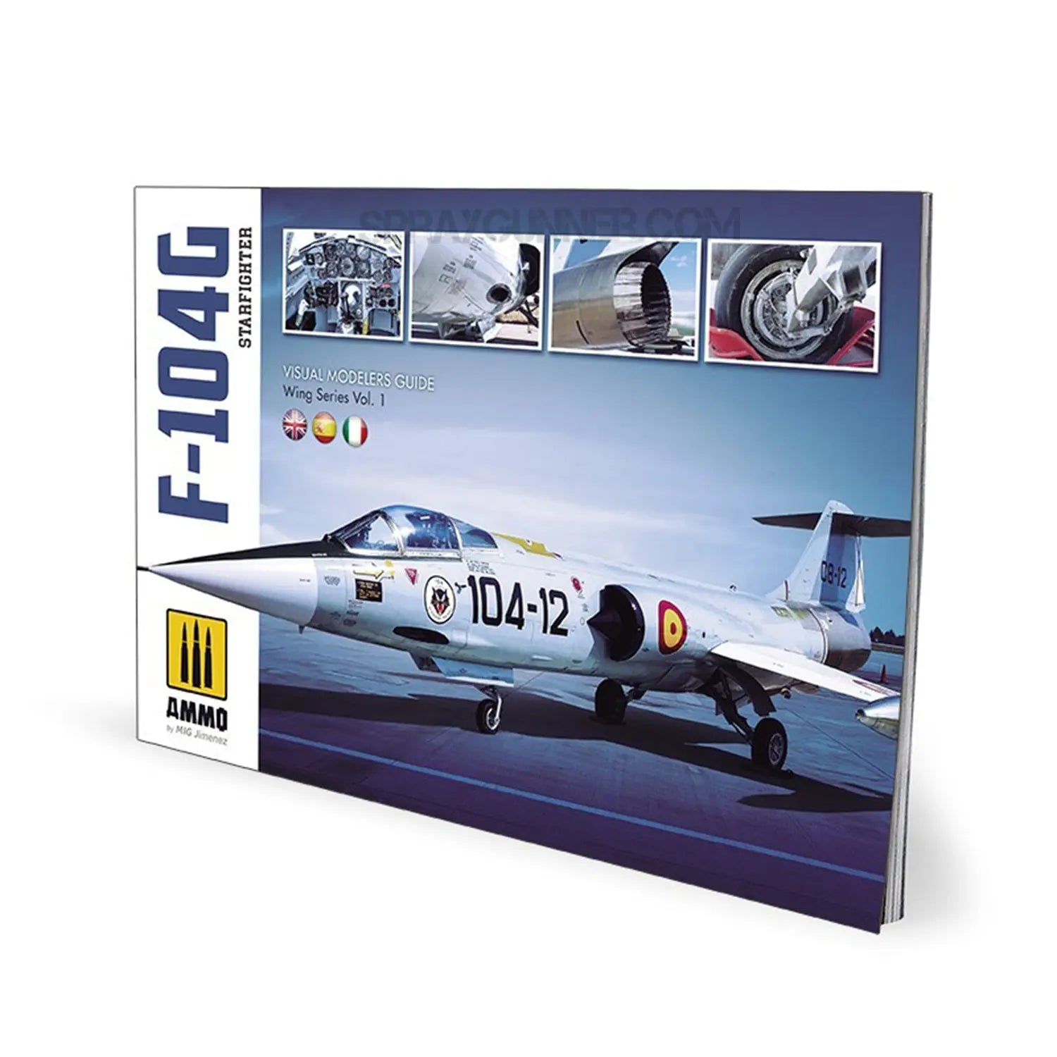 Ammo Mig 6083 Visual Modeler Guide Panzer I & II - Libro Multilingue (Inglese, Spagnolo, Francese) Per Modellisti