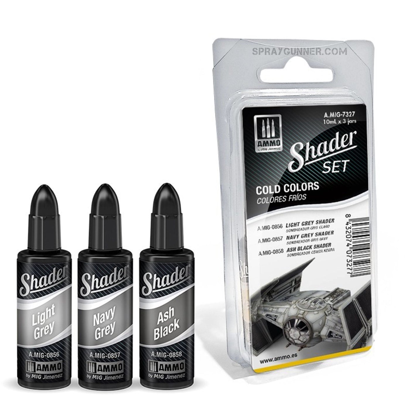 AMMO by MIG MATT SHADER Set Cold Colors AMMO by Mig Jimenez at SprayGunner