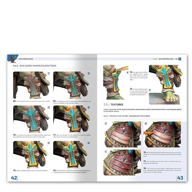AMMO by MIG Publications - ENCYCLOPEDIA OF FIGURES MODELLING TECHNIQUES VOL. 0 - QUICK GUIDE FOR PAINTING (English) - SprayGunner