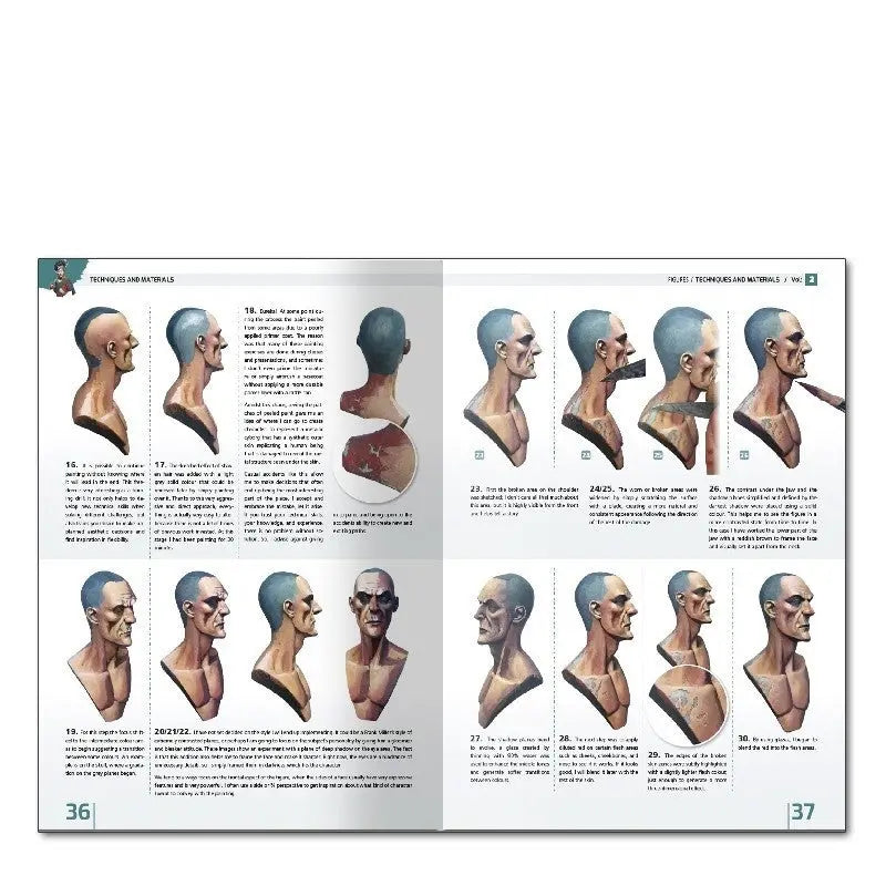 AMMO by MIG Publications - ENCYCLOPEDIA OF FIGURES MODELLING TECHNIQUES VOL. 2 - TECHNIQUES & MATERIALS (English) - SprayGunner