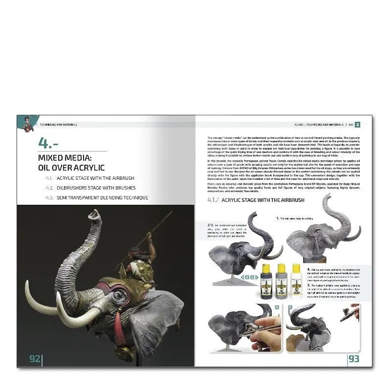 AMMO by MIG Publications - ENCYCLOPEDIA OF FIGURES MODELLING TECHNIQUES VOL. 2 - TECHNIQUES & MATERIALS (English) - SprayGunner