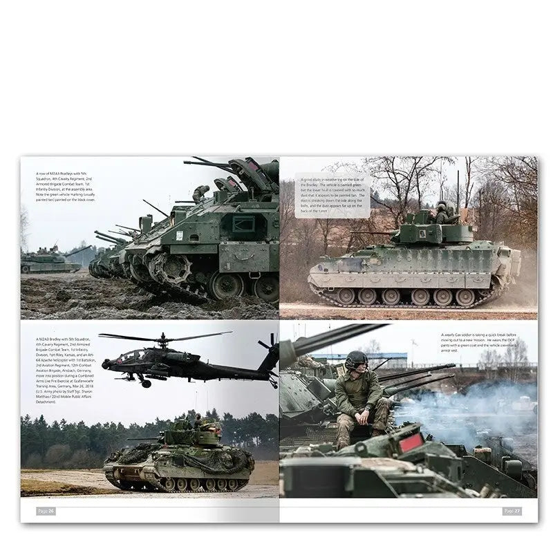 AMMO by MIG Publications - M2A3 BRADLEY FIGHTING VEHICLE IN EUROPE IN DETAIL VOL. 1 - SprayGunner
