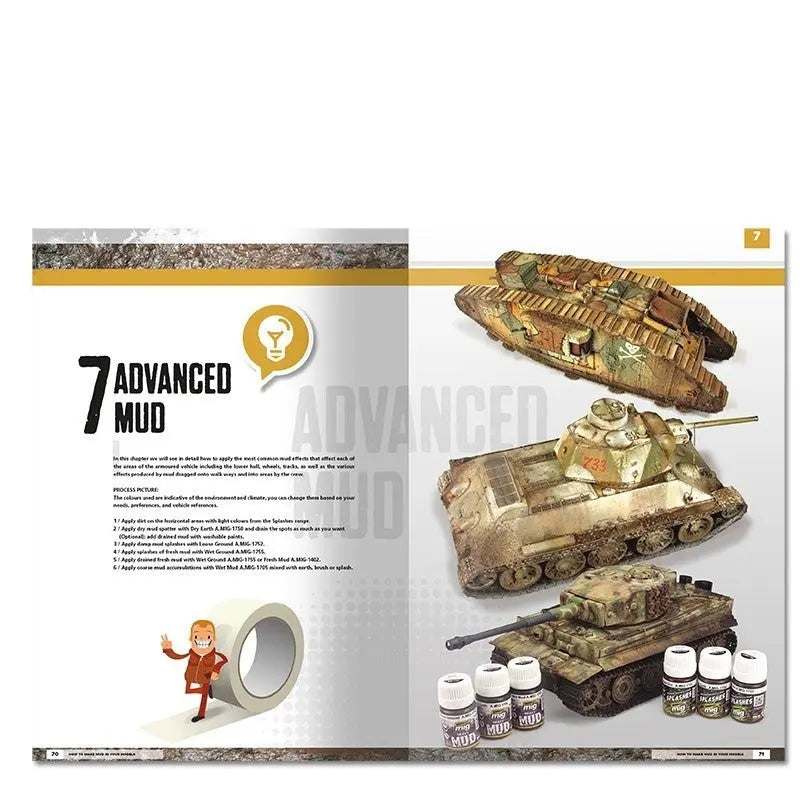 AMMO by MIG Publications - MODELLING SCHOOL - HOW TO MAKE MUD IN YOUR MODELS (English) - SprayGunner