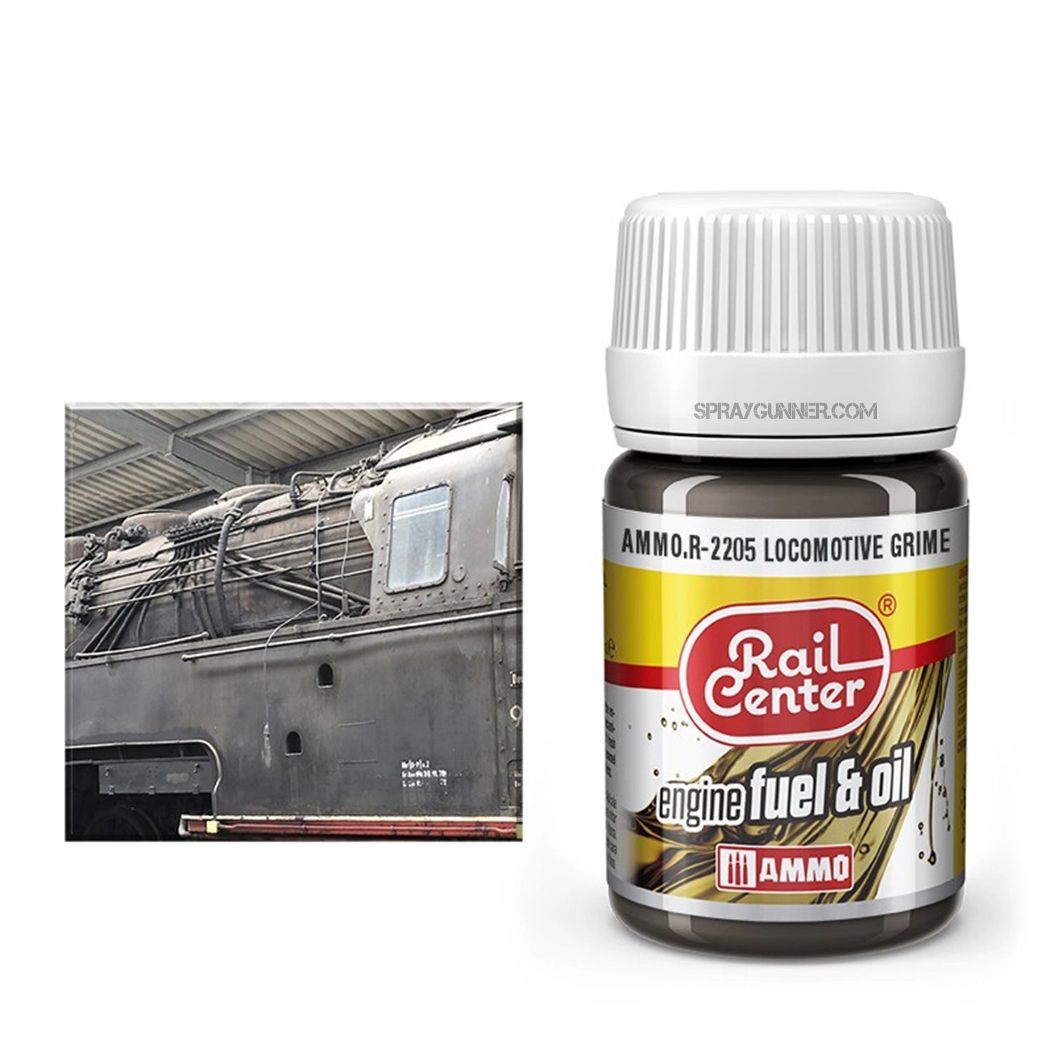 AMMO by MIG Rail Center Nature Effects- Locomotive Grime (35 mL) AMMO by Mig Jimenez at SprayGunner