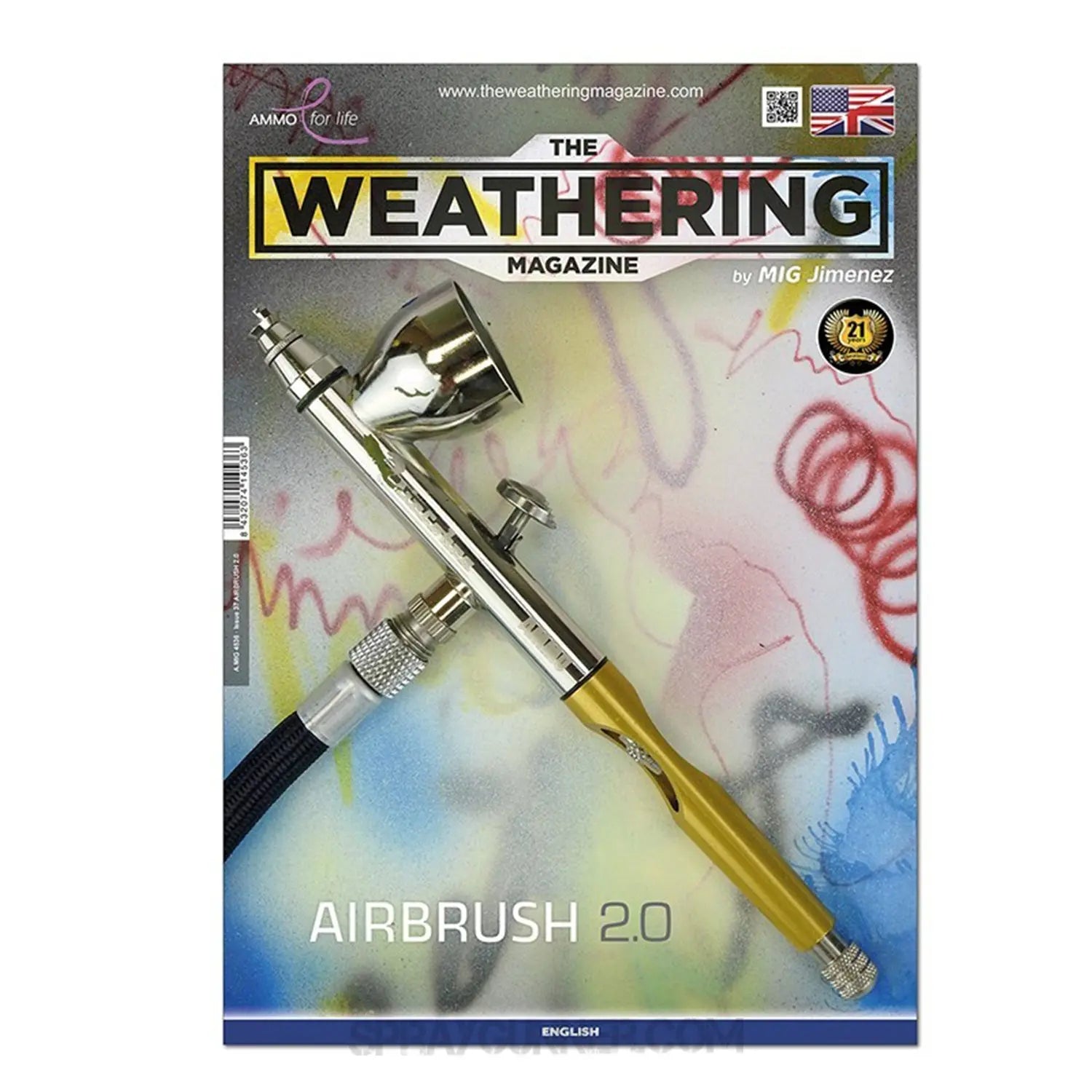 AMMO by MIG: THE WEATHERING MAGAZINE 37 - Airbrush 2.0 (English) AMMO by Mig Jimenez