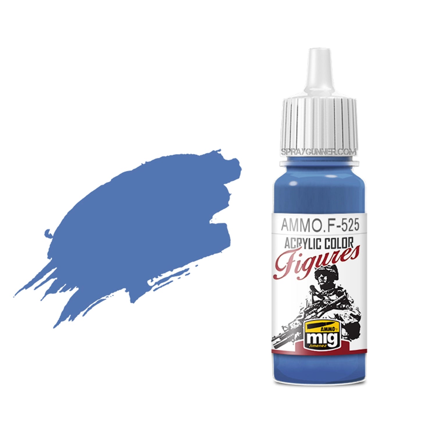 AMMO by MIG Acrylic for Figures - Medium Blue - SprayGunner