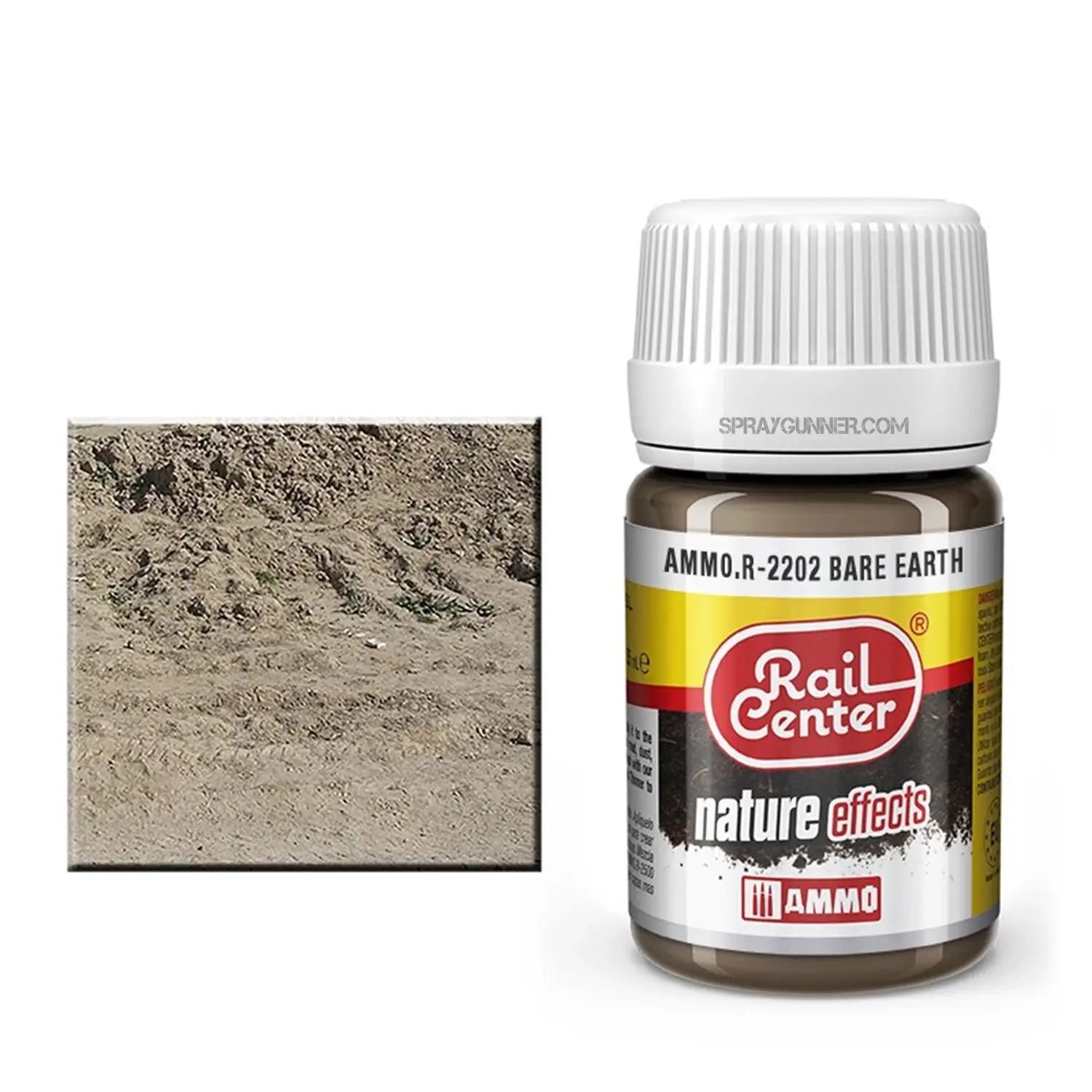 AMMO by MIG Rail Center Nature Effects- Bare Earth (35 mL) - SprayGunner