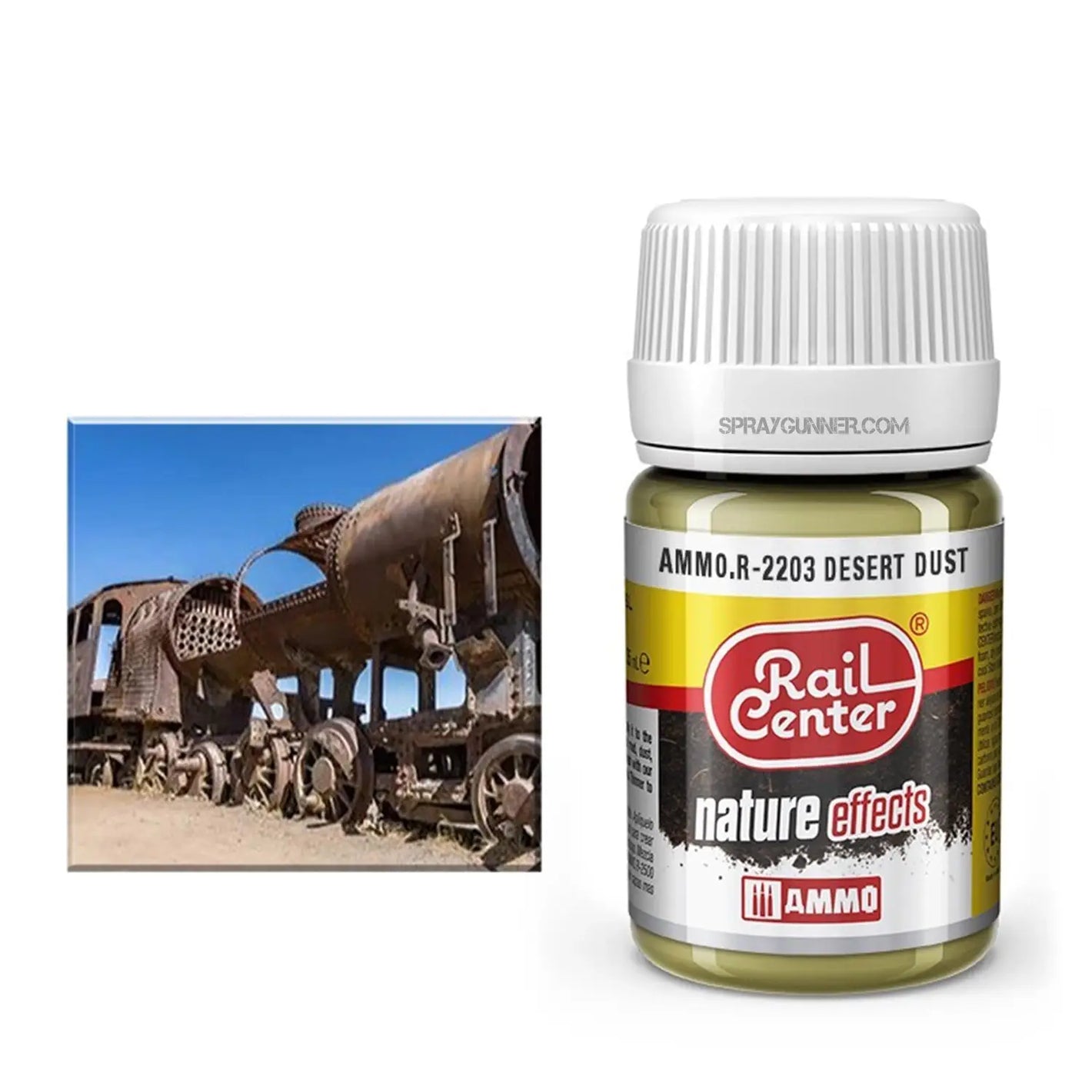 AMMO by MIG Rail Center Nature Effects- Desert Dust (35 mL) - SprayGunner