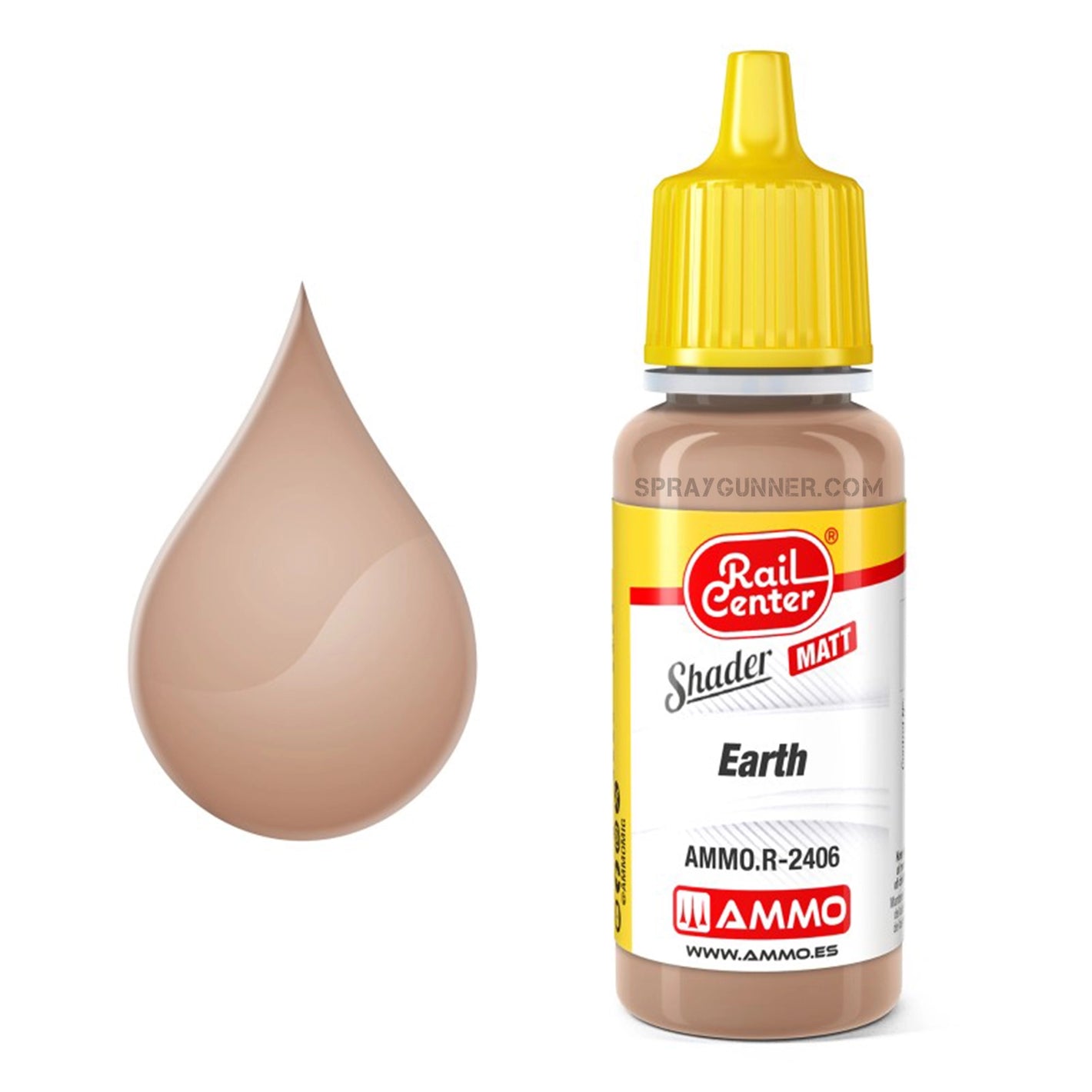 AMMO by MIG Rail Center Matt Shader Earth 17ml