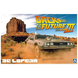 1/24 Back to the Future DeLorean Part III Model Kit Aoshima Models