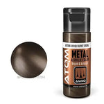ATOM Acrylic Colors: METALLIC Burnt Iron AMMO by Mig Jimenez