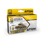 ATOM Sherman Tanks Vol 1 WWII Commonwealth Set AMMO by Mig Jimenez at SprayGunner
