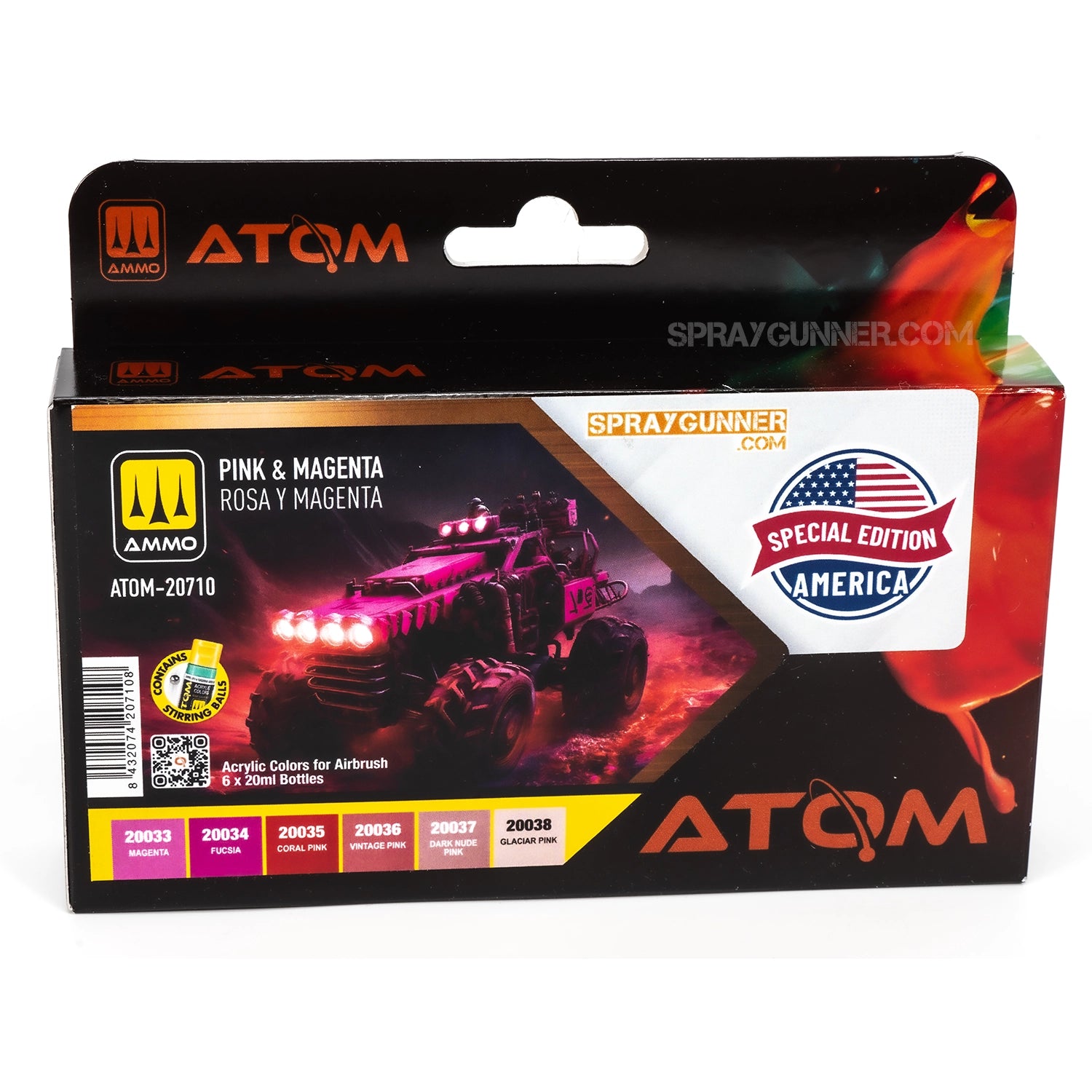 ATOM Pink & Magenta Set - SprayGunner