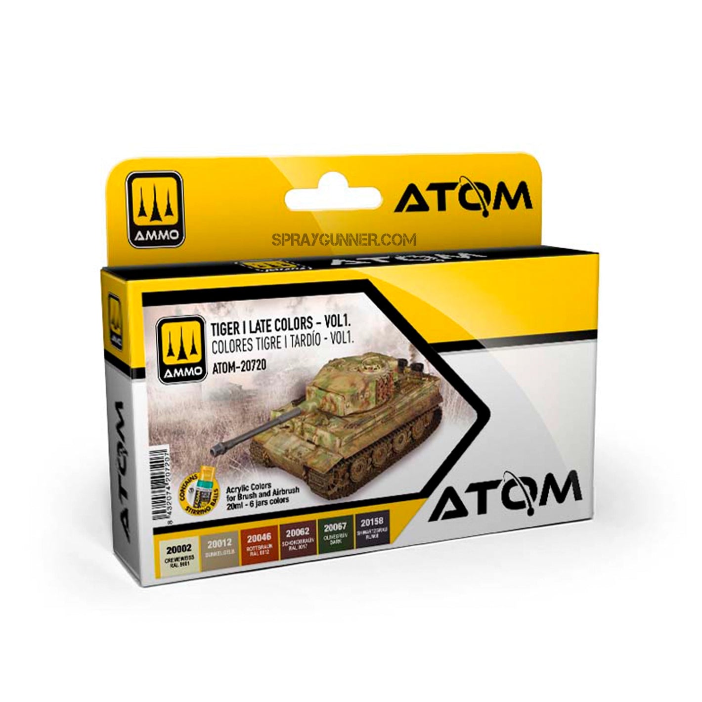ATOM Tiger I Late Colors Set Vol.1 - SprayGunner