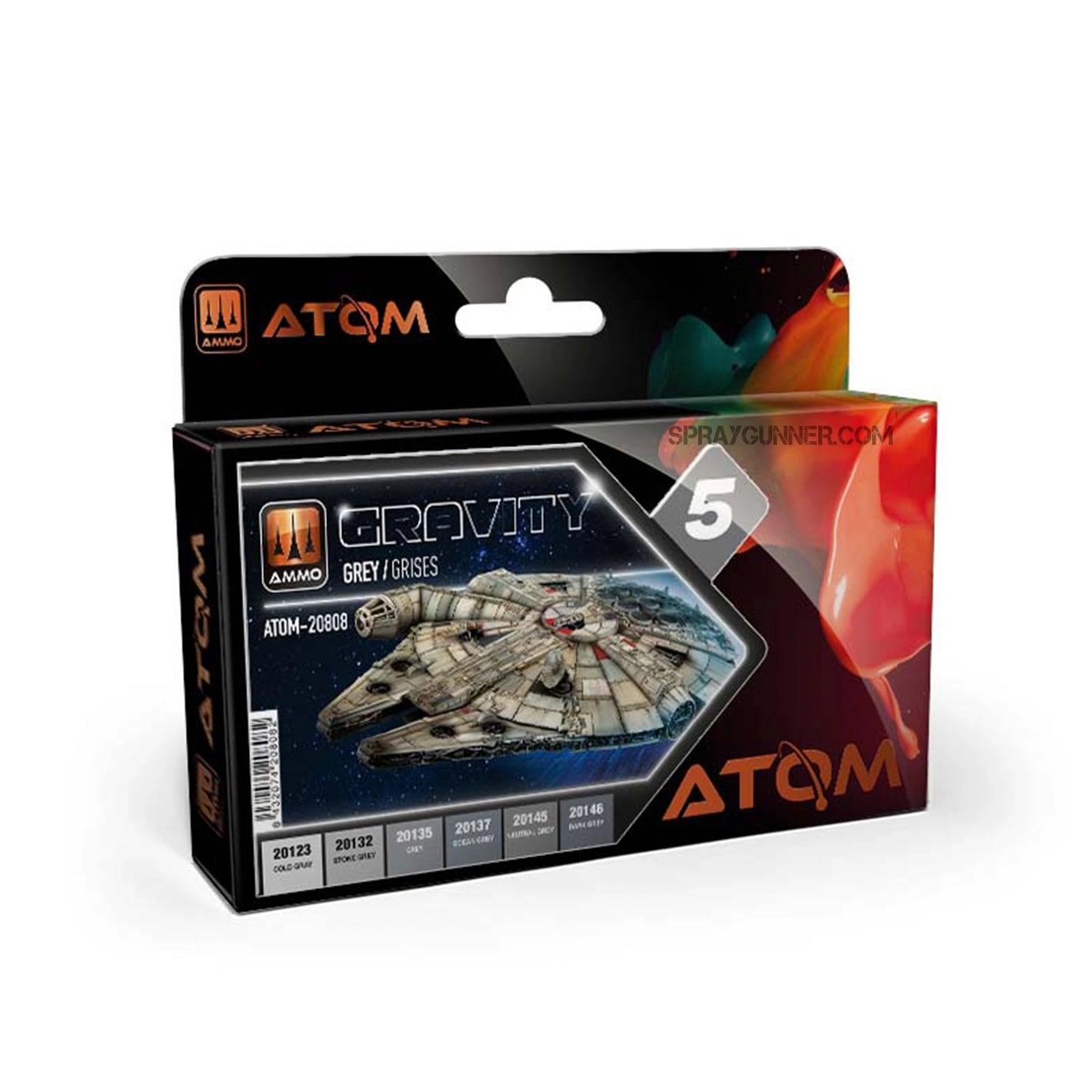 ATOM Gravity Set 5 - Grey - SprayGunner