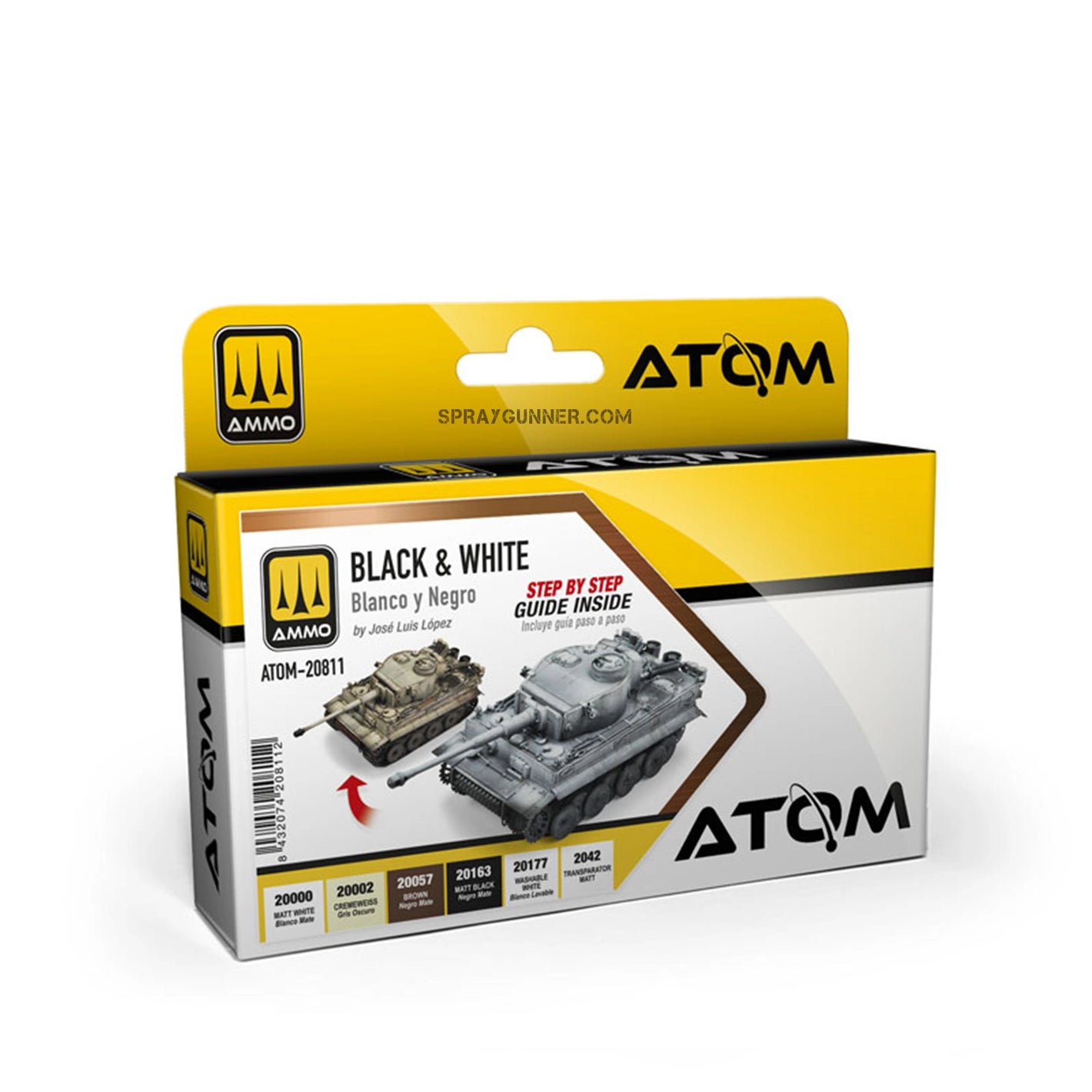 ATOM Black & White Technique Set