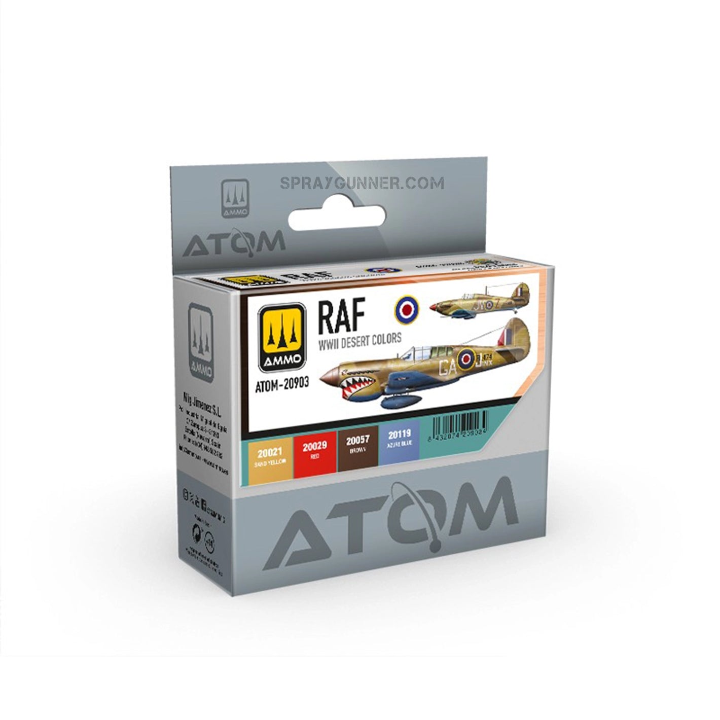 ATOM RAF WWII Desert Colors Set
