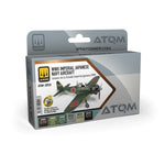 ATOM WWII Imperial Japanese Navy Aircraft Set airbrush paint for model kits. High-quality acrylic paints for accurate WWII Japanese aircraft replicas.