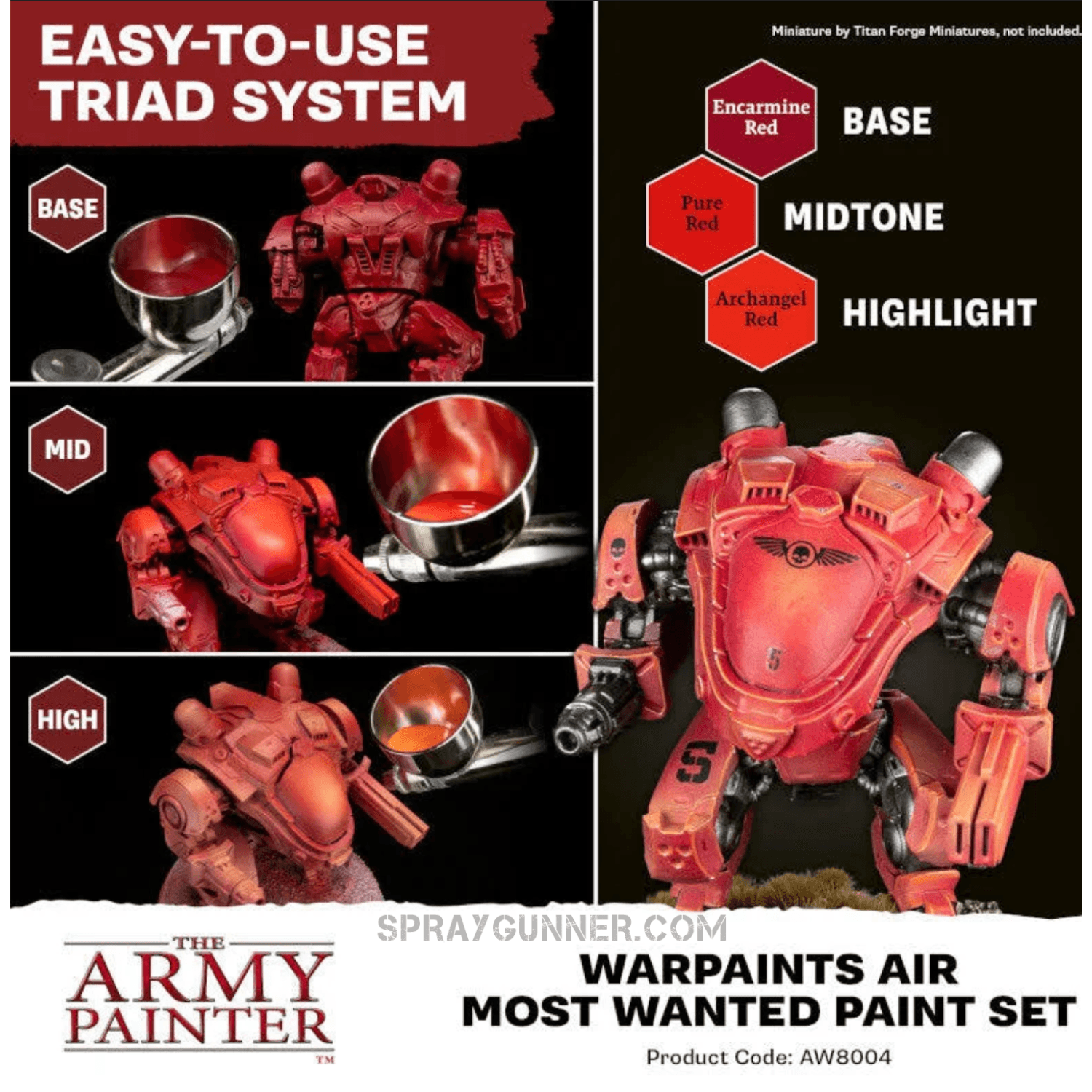 THE ARMY PAINTER: Warpaints Air Most Wanted Set - SprayGunner