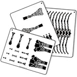 Bones AZTECA STENCIL SET for airbrush and spray paint - SprayGunner