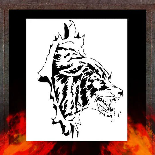 Air Shot Stencil: Animal 11 - SprayGunner
