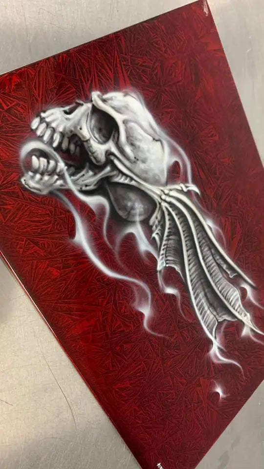 Air Shot Stencil: Biker 17 - SprayGunner