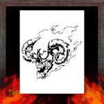 Air Shot Stencil: Biker 4 - SprayGunner